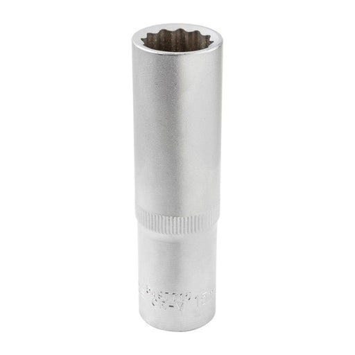 15 mm Lång hylsa 1/2" 12-kant CrV - Forsage Sweden