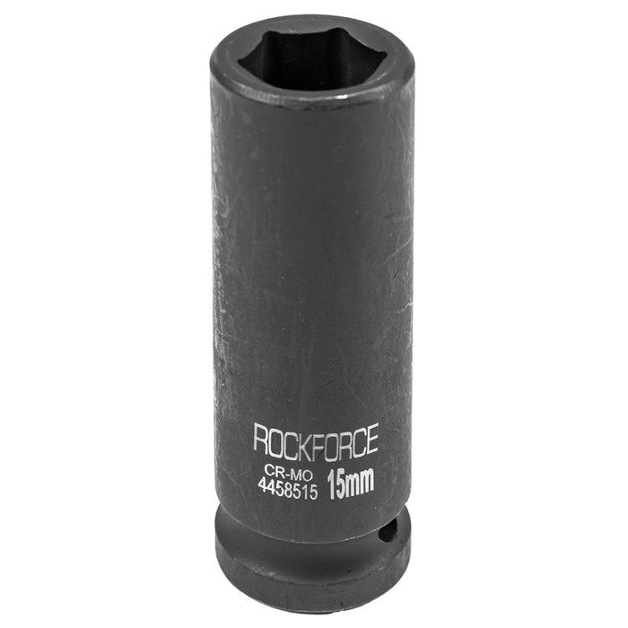 15 mm Lång slaghylsa 1/2" 6-kant CrMo - Forsage Sweden