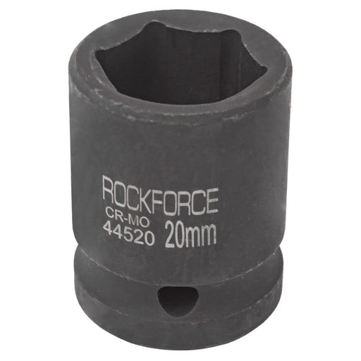 20 mm Slaghylsa 1/2" kort 6 - kant CrMo - Forsage Sweden