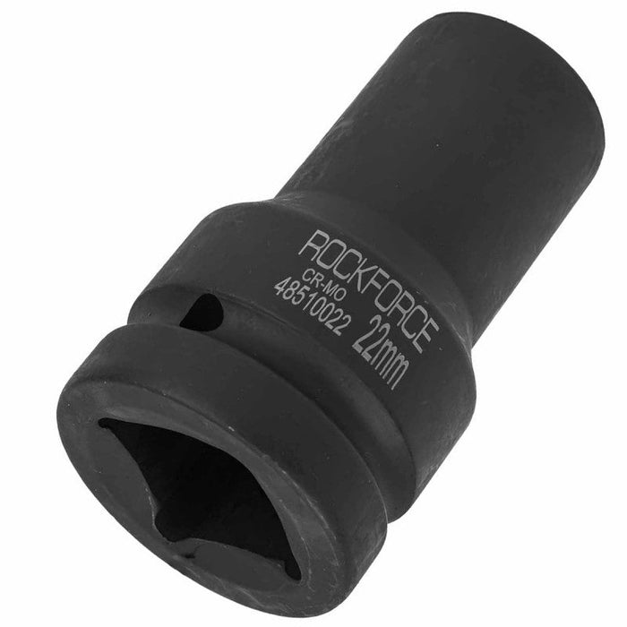 22 mm Lång slaghylsa 1" 6-kant CrMo - Forsage Sweden
