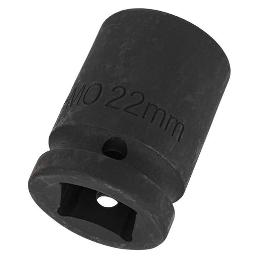 22 mm Slaghylsa 3/4" kort 6 - kant CrMo - Forsage Sweden