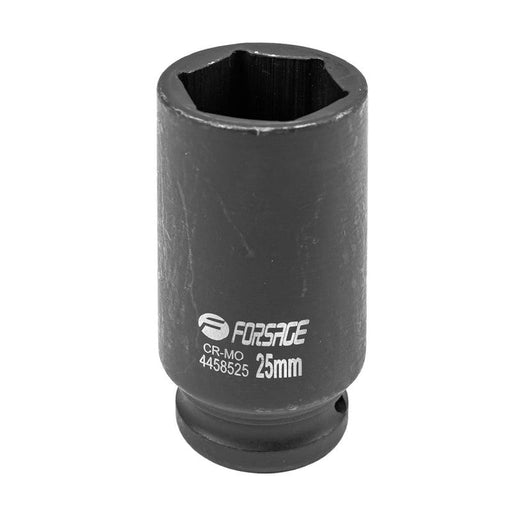 25 mm Lång slaghylsa 1/2" 6-kant CrMo - Forsage Sweden