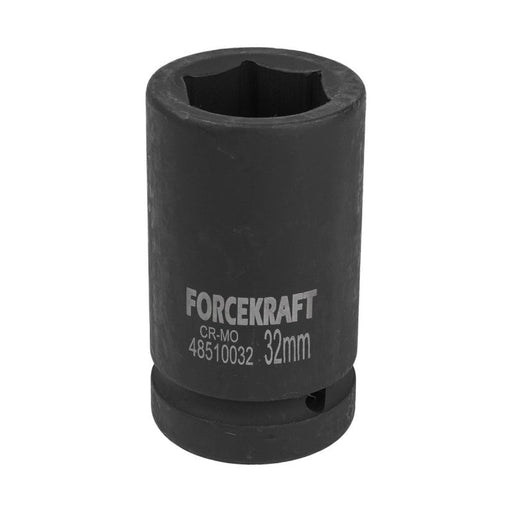32 mm Lång slaghylsa 1" 6-kant CrMo - Forsage Sweden