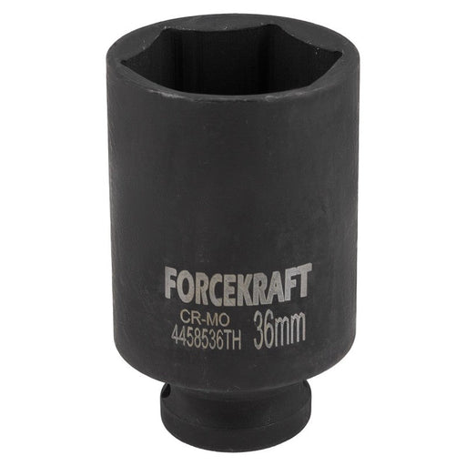 36 mm Lång slaghylsa 1/2" 6-kant CrMo tunnväggig - Forsage Sweden