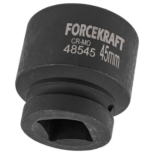 45 mm Slaghylsa 1" kort 6-kant CrMo - Forsage Sweden