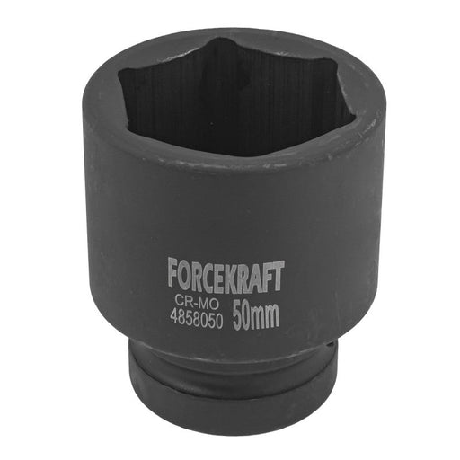 50 mm Slaghylsa 1" kort 6-kant CrMo - Forsage Sweden