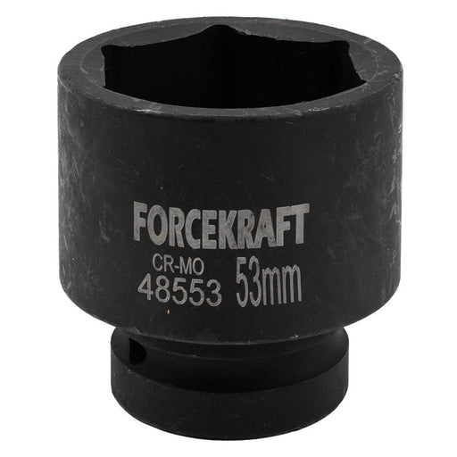53 mm Slaghylsa 1" kort 6-kant CrMo - Forsage Sweden
