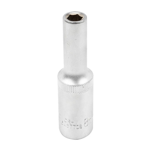 8 mm Lång hylsa 1/2" 6-kant CrV - Forsage Sweden