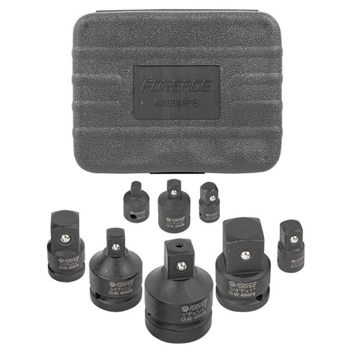 Adaptersats 1/4"-1" kraft, 8 delar - Forsage Sweden