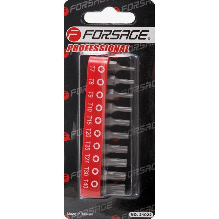 Bitssats Torx, 10 delar - Forsage Sweden