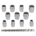 Hylssats 3/8" kort, 11 delar (10-32 mm) - Forsage Sweden