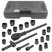 Krafthylssats 3/4", 12 kant 21 delar (17-50mm) - Forsage Sweden