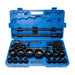 Krafthylssats 3/4"och1", 26 delar (17-65mm) - Forsage Sweden