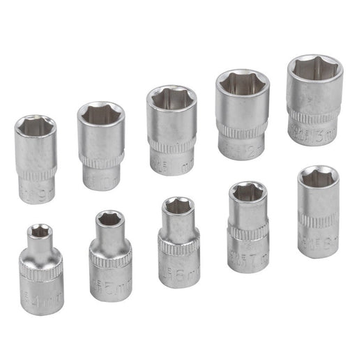 Sats med små hylsor 1/4", 10 delar (4-13mm) - Forsage Sweden