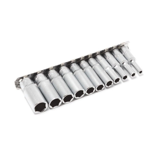 Sats små hylsor 1/4", 11 delar (4-13mm) - Forsage Sweden